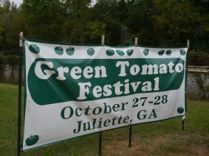 Green Tomato Festival Sign