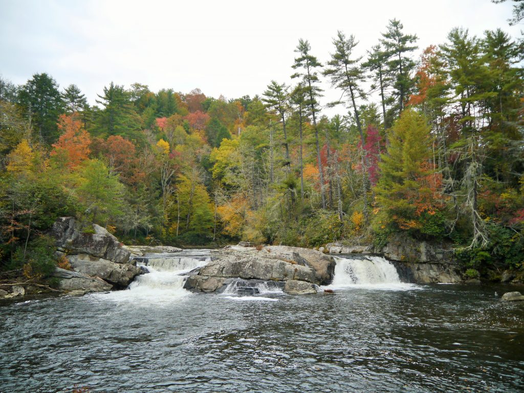 Linville Falls in Fall