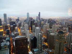 Sundown in Chicago